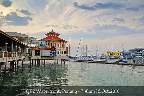 morning ferry digital sunrise dawn waterfront jetty georgetown penang qe2 topaz blending adjust 550d