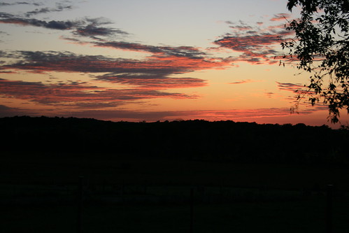 illinois sunsets farmland