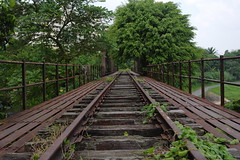 Railway Train Track Bridge