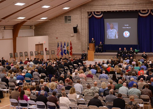 Memorialized inductees share remembrance and recognition during ceremony