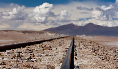 southamerica america train south tracks bolivia altiplano uyuni calama