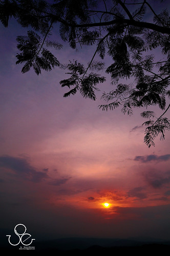 sunset thailand wang num keaw reservior