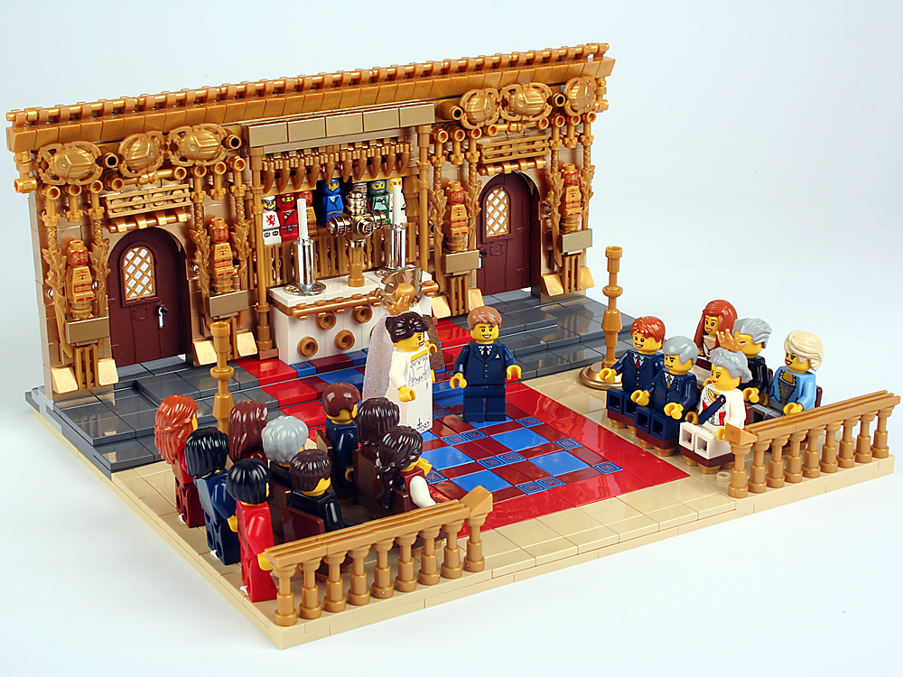 Nunta prințului William cu Catherine Middleton, în Lego.