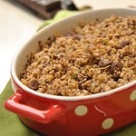 Pear and Chocolate crumble