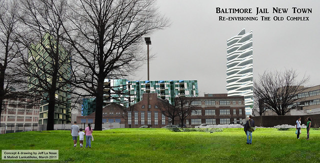 Baltimore Jail New Town Concept