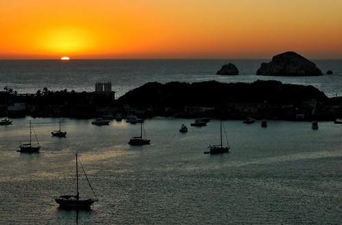ocean sunset sun seascape mexico rocks dusk horizon yachts mazatlan