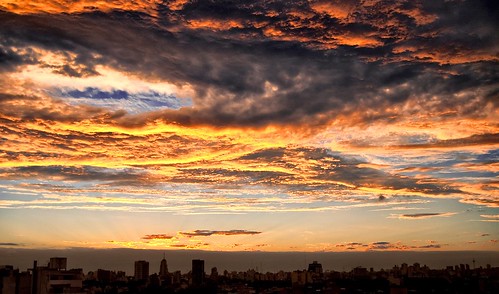 city sunset sky argentina clouds buildings atardecer edificios buenosaires ciudad cielo nubes ocaso