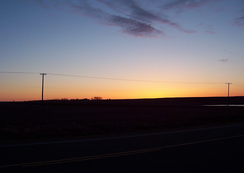 morning blue canada color colour yellow dawn highway riverside farm powerlines sk prairie saskatchewan agriculture 2011 highway32 canadagood thisdecade