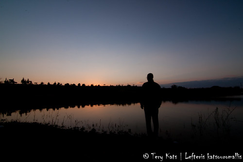 blue sunset lake reflection silhouette canon eos dusk cyprus tokina 500d lefteris touraroundtheworld achna katsouromallis terykats