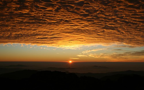 chile sunset cloud andes