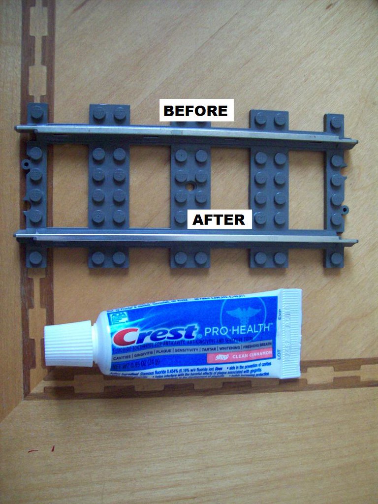 Cleaning 9v LEGO Track