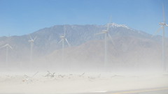Dust storm Palm Springs desert May 28 2011