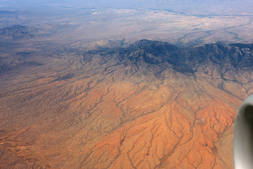 red arizona mountains desert aerial airplanewindowview fortgrant
