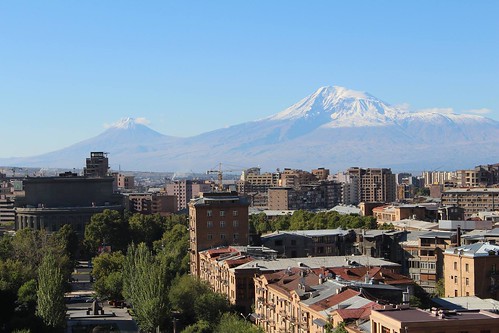 yerevan ararat armenia mountain capital city