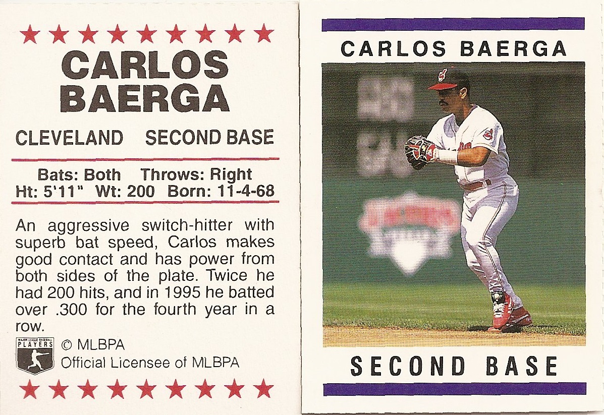carlos baerga rookie card