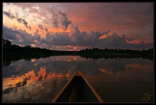 lake reflection clouds sunrise pond texas canoe bayou redsky pasadena canoeing paddling bayareapark armandbayou wanam3