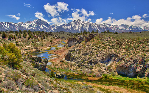 california ca travel sky usa cloud mountain nature northerncalifornia june rock photoshop canon river landscape photo interestingness interesting day skies photographer cs2 picture sierra mount explore adobe mammoth geology polarizer hwy395 eastern range geothermal hdr adjust easternsierras highway395 hotcreek 2011 denoise 60d topazlabs photographersnaturecom davetoussaint photoengine oloneo pwpartlycloudy