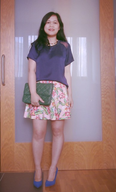 Dressing Up For Me: WIWW: This Floral Skirt