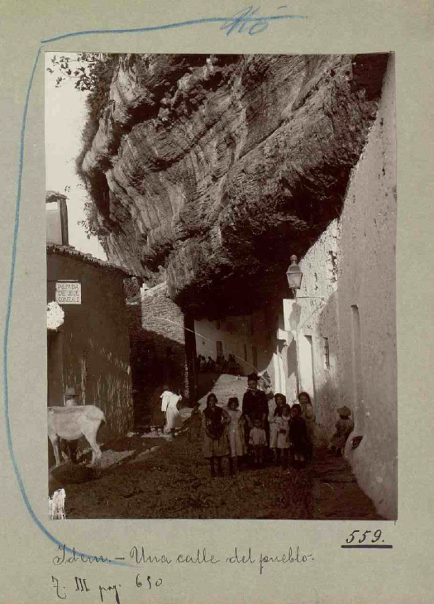 Cuevas de la Sombra, 1907. Publicada en el Catálogo de los Monumentos Históricos de la Provincia de Cádiz. Foto: ENRIQUE ROMERO DE TORRES