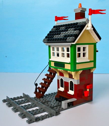 Lego signal box