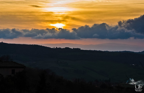 sunset sun clouds landscape italia tramonto nuvole montepulciano toscana sole luce