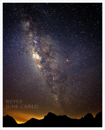stars landscape galaxy batulao milkyway