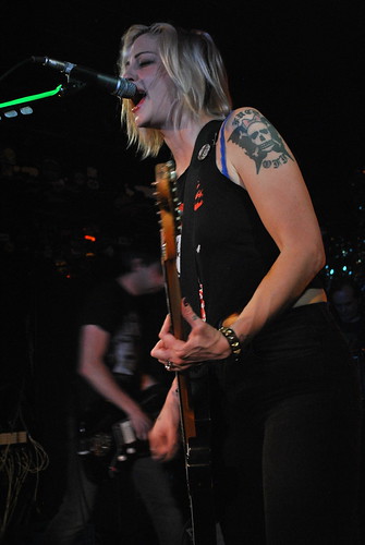 Brody Dalle performing at The Horseshoe Tavern on May 7, 2014 for Canadian Music Week. Photo: Tom Beedham
