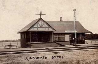 1-28-2010 Grand Trunk RR Ainsworth depot ca. 1910
