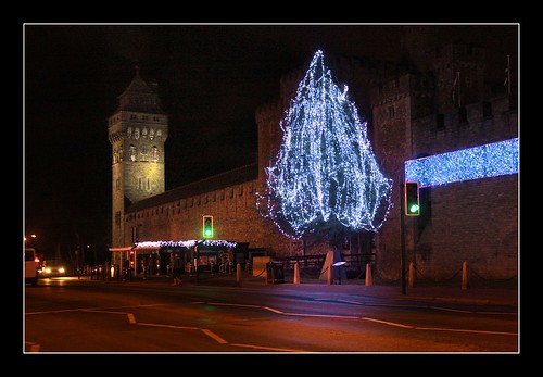 Cardiff Castle at Xmas