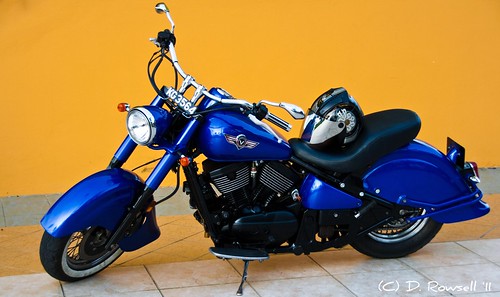 blue yellow notmine motorcycle kawasaki vulcanclassic bruneitrip