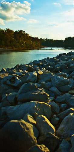 water rock river landscape pearlriver