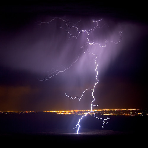 storm newmexico nature rain weather night clouds square landscape nightscape fineart citylights lightning 嵐