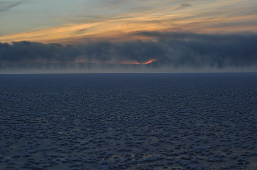 winter sunset ice water 50mm