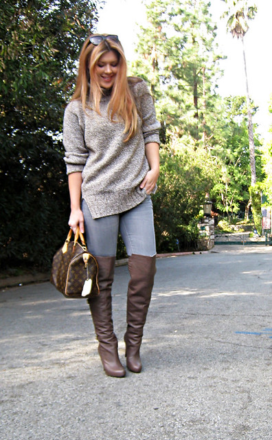 jeans otk boots sweater louis vuitton bag | Flickr - Photo Sharing!