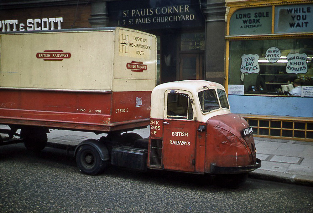 British Railways Delivery Truck: London 1962