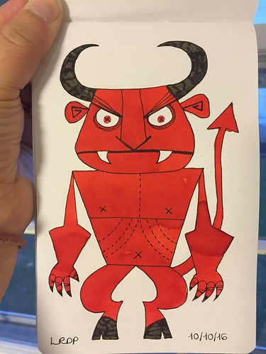 10 Inktober 2016 - Red Demon