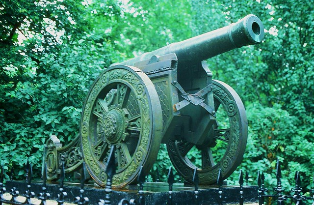 canon de Napoléon 1er pris par l'armée russe en 1812