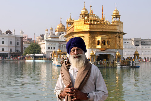 Sikh man at the Golden Temple