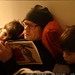 grandpa jeff reading a bedtime story to his grandsons