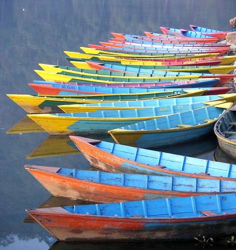 travel nepal lake tourism water landscape boats asia pokhara fewalake phewatal