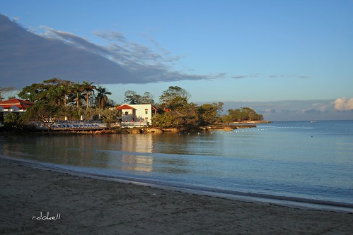 beach sunrise jamaica negril 0620hrs