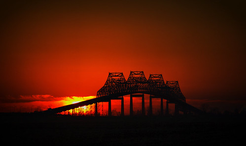 bridge sky sun sunshine silhouette photoshop la photo dynamic hdr cs4 donaldsonville newvision peregrino27newvision