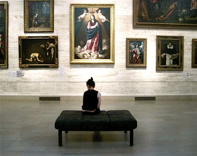 boston museum of fine arts people sitting paintings