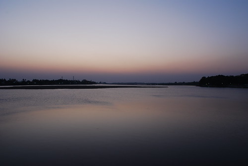 light sunset sky india water evening twilight nikon dam 1855mm tamilnadu southindia diffuse trichy d60 kallanai tiruchirappalli grandanicut mohanpj