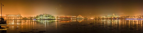 china park winter panorama lake holiday color reflection architecture night canon wonderful landscape lights mirror cityscape wide chinesenewyear symmetry xian qujiang attractions 50d flickrunitedaward