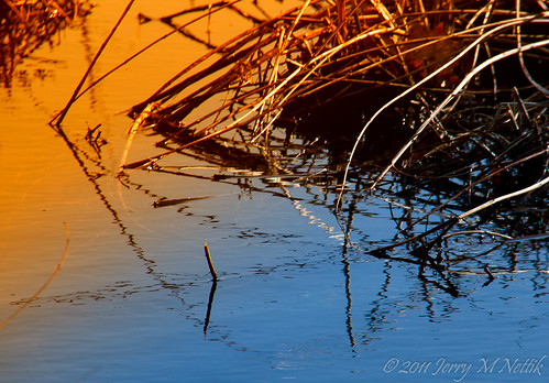 ri blue orange lake water grass reflections march springthaw colorefexpro niksoftware mt2ri