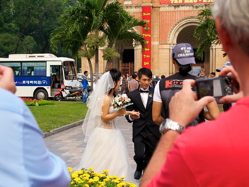 New weddings at Saigon Notre-Dame Basilica