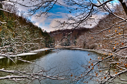 winter ohio cold water colors clouds woods hdr youngstown millcreekpark nikond90 3shotbrkt 1685mmnikonlens