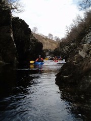 Happy Paddlers on a quieter section of the gorge Image