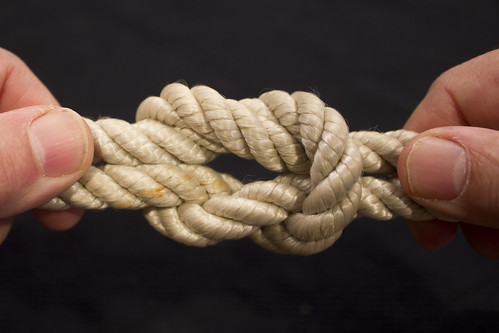 beautiful [but deadly] square knot